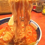 支那麺 はしご - 麺硬め激辛