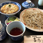 Teuchi Soba Yoshino - カツ丼 もりセット 980円