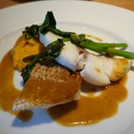 （2017/2月）「真鯛のポアレ　アメリケースソース」