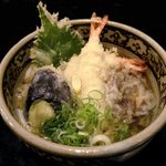Yukinoboukumadon - さっくり揚がった天ぷらうどん。だしが旨いですよ。