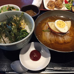 まだん - 冷麺&ビピンパ定食¥960