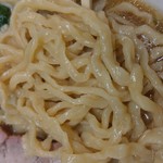 麺壱 吉兆 - ワンタン麺-青竹平打ち麺