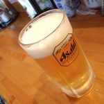 くつろぎ亭ひこべえ  - 生ビール（中）