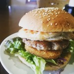 グリーンファームカフェ - 朝食メニュー”ソーセージ　ハッシュ＆エッグロール”