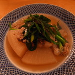 酒亭ばんから - 「和牛すじ肉と聖護院大根煮」