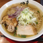 麺匠 中うえ  - 淡麗塩らーめん　大　７００円