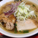 麺匠 中うえ  - 淡麗塩らーめん　大　７００円