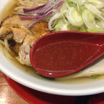 麺匠 中うえ  - 淡麗塩らーめん　大　７００円