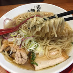 麺匠 中うえ  - 淡麗塩らーめん　大　７００円