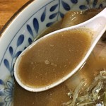 らーめん しののめ屋 - 鬼煮干　スープアップ