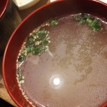 肉焼き じゅんちゃん - セットのスープ