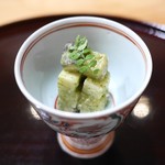 豪龍久保 - 京都塚原の朝掘り筍と原木椎茸（愛知）、木の芽