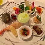 リストランテ 濱崎 - 前菜盛り合わせ