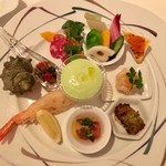 リストランテ 濱崎 - 前菜盛り合わせ