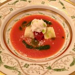 リストランテ 濱崎 - フルーツトマトのニョッキ