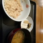 奥日光森のホテル - かやく飯となめこ汁