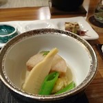 奥日光森のホテル - 山芋とかの炊き合わせ