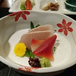 奥日光森のホテル - 造り 北寄貝が旨かった