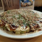 鉄板居酒屋OHANA - お好み焼き