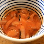 居酒屋 しあん - イカ明太　￥３００？　冷蔵庫から自分で選んで持ってきます