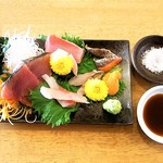 居酒屋 しあん - お造り盛り合わせ　￥１５００前後？