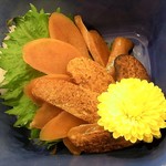 居酒屋 しあん - 自家製からすみ　￥７８０　筋を取るトコロから自分たちで　半分は炙り