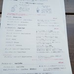 リトルフォートコーヒー - メニューです。