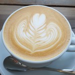 リトルフォートコーヒー - キレイな模様です。