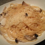 きのこのチーズクリームパスタ