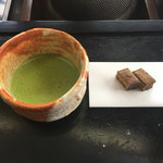 Kida Houkouen - 抹茶とお菓子のセット 250円