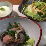 海さくら - 五島サバのたたきとサラダ