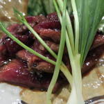 わらび野 - 鹿肉のユッケ