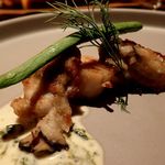 Le Bar a Vin QUINQ - 広島産の牡蠣、北海道の帆立、バターソース。