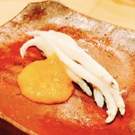 鮨 太一 - 白魚このわた添え