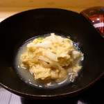 味 ふくしま - 独活と白魚の玉子とじ