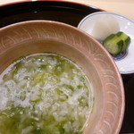 味 ふくしま - お食事は青海苔の雑炊