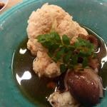 Yoshiya - イイダコと鯛の子の炊き合わせ