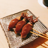 鮨 あらい - 蛍烏賊串焼き
