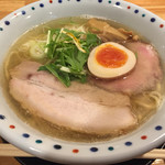 彩色ラーメンきんせい - 4/15～4/27の期間限定“焼きあごの塩そば(800円)”