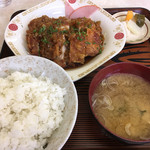中央食堂 - 油淋鶏定食　７００円　(2017/04)