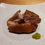 ラーメン巌哲 - 檸檬鶏塩の具材（おまけ）