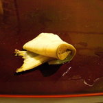 すし処 めくみ - 蒸し鮑。