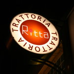 トラットリア リッタ - お店のサイン