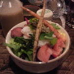 とんかつ青柳 - サラダ２０１１，１