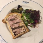 シェ シロ - リードヴォーとモリーユ茸のパテ・アン・クルート