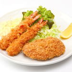 Tonkatsu Nijou - 手作りコロッケとエビフライ定食