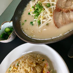 さつまラーメン - Aセット(らーめん&ミニチャーハン)