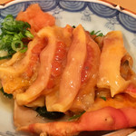 廻鮮寿司 塩釜港 - こちらでホヤ嫌いを克服した「ほや酢 ¥400」( •̀∀•́ )b