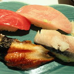 江戸銀寿司割烹 - お昼御膳のにぎり