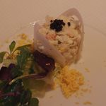 レストラン ペリニィヨン - 蟹と蓮根の和え物 サラダ添え